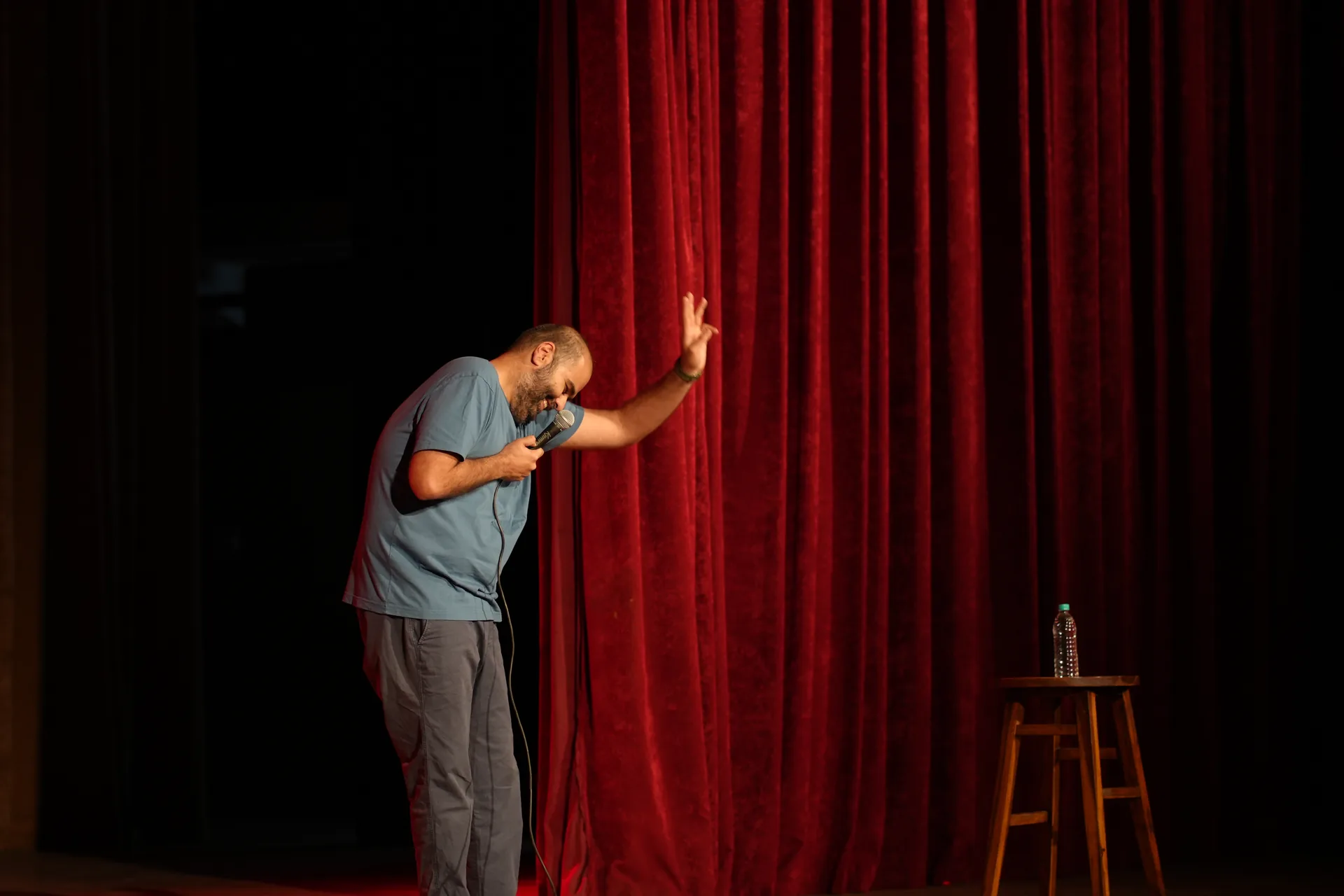 Audience at the sold-out comedy event